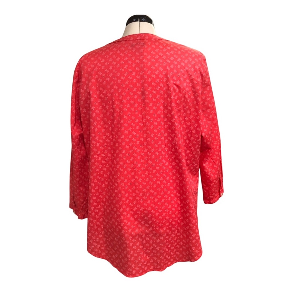 Red Patterned Blouse - Picture 5 of 9